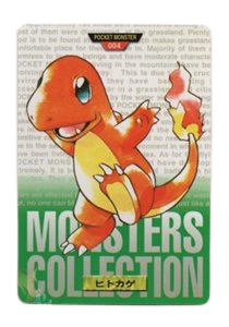Charmander [Green] 4 card from Bandai Carddass