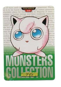 Jigglypuff [Green] 39 card from Bandai Carddass