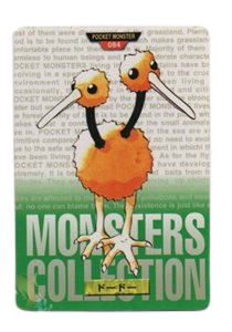 Doduo [Green] 84 card from Bandai Carddass