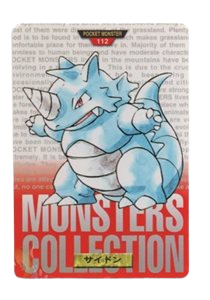 Rhydon [Red] 112 card from Bandai Carddass