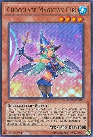 Chocolate Magician Girl MVP1-EN052 card from The Dark Side of Dimensions Movie Pack