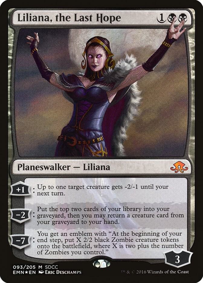 Liliana, the Last Hope (SDCC 2016 Exclusive) 93 card from Media Promos
