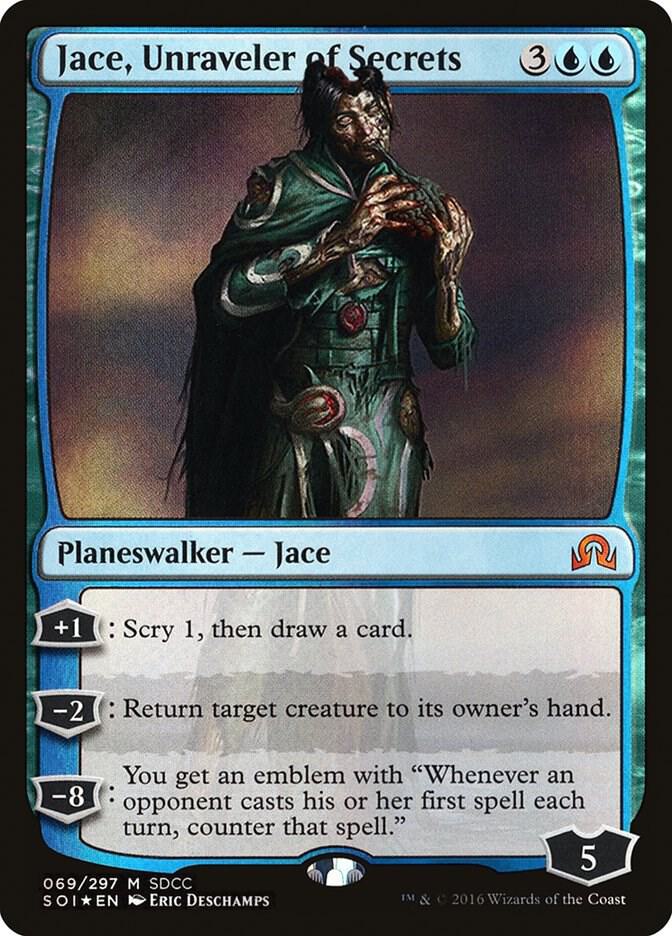 Jace, Unraveler of Secrets (SDCC 2016 Exclusive) 69 card from Media Promos