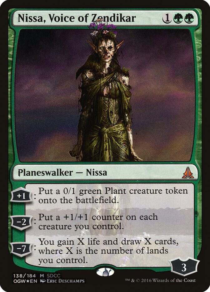 Nissa, Voice of Zendikar (SDCC 2016 Exclusive) 138 card from Media Promos