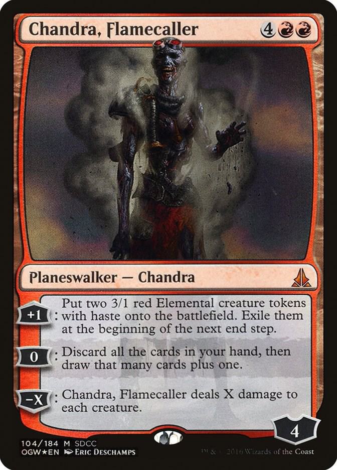Chandra, Flamecaller (SDCC 2016 Exclusive) 104 card from Media Promos
