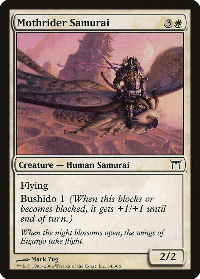 Mothrider Samurai 34 card from Champions of Kamigawa