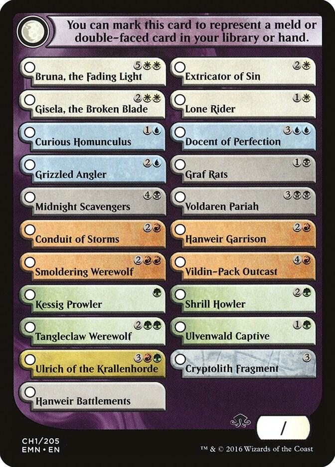 Checklist Card - Eldritch Moon 1 card from Eldritch Moon