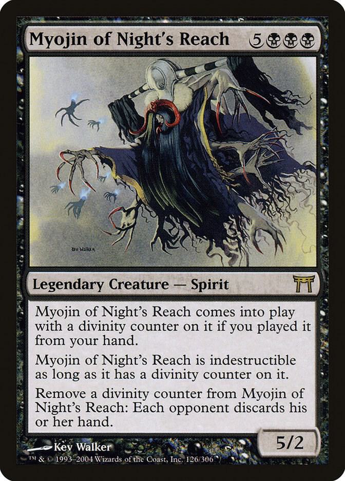 Myojin of Night's Reach 126 card from Champions of Kamigawa