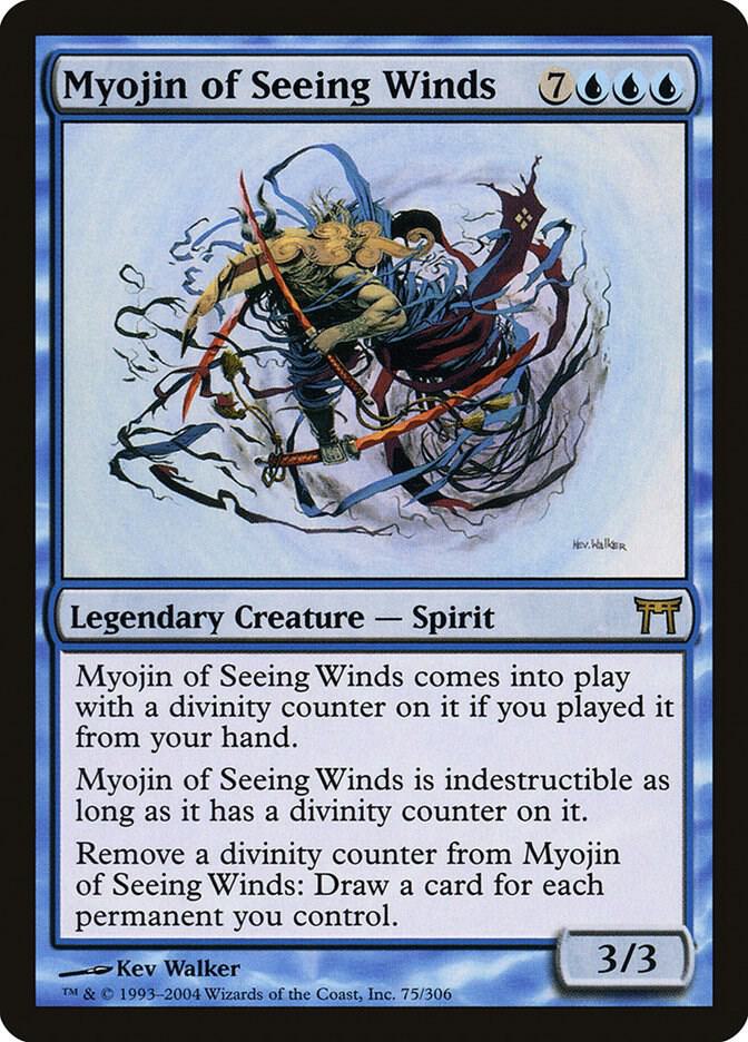 Myojin of Seeing Winds 75 card from Champions of Kamigawa