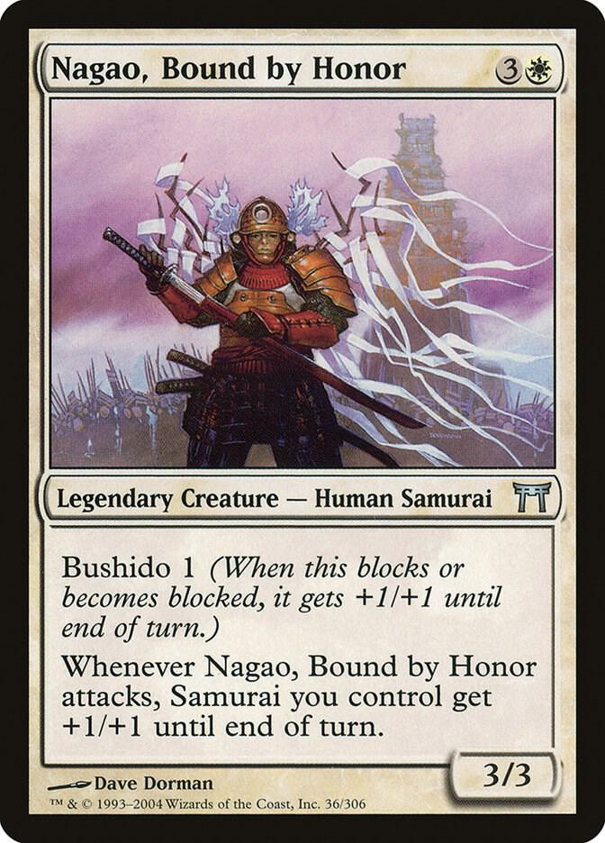 Nagao, Bound by Honor 36 card from Champions of Kamigawa