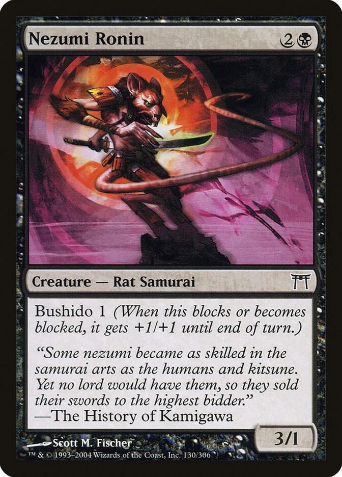 Nezumi Ronin 130 card from Champions of Kamigawa