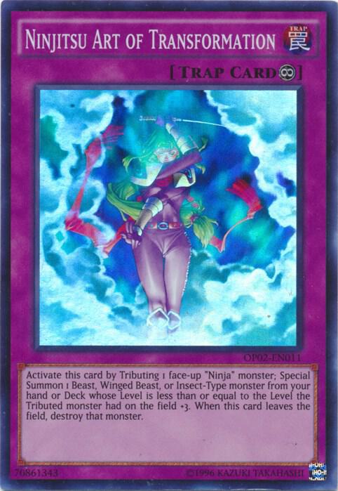 Ninjitsu Art of Transformation OP02-EN011 card from OTS Tournament Pack 2
