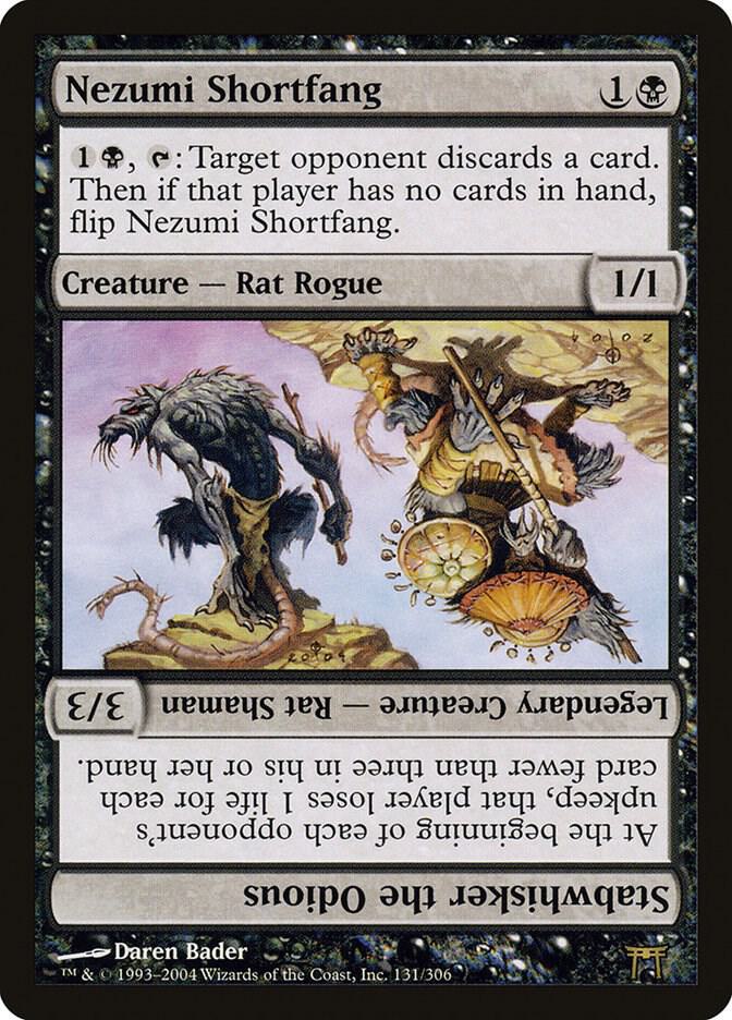Nezumi Shortfang // Stabwhisker the Odious 131 card from Champions of Kamigawa