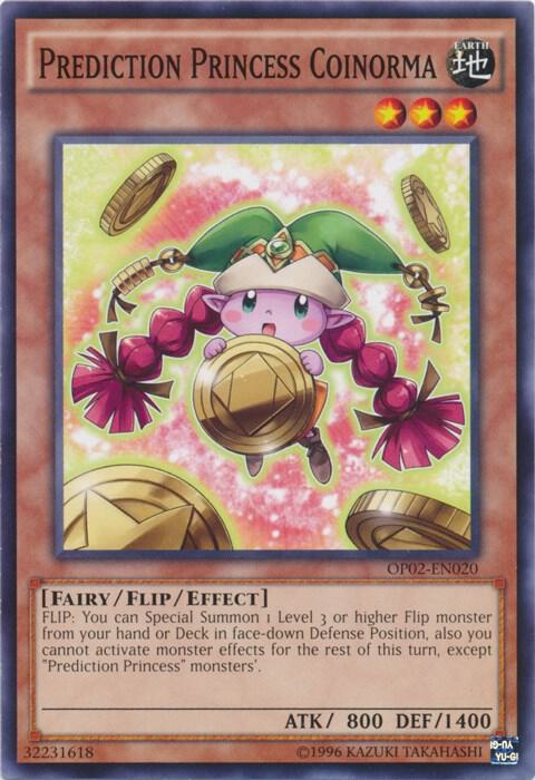 Prediction Princess Coinorma OP02-EN020 card from OTS Tournament Pack 2