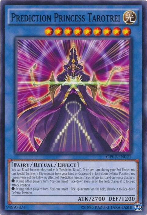 Prediction Princess Tarotrei OP02-EN021 card from OTS Tournament Pack 2