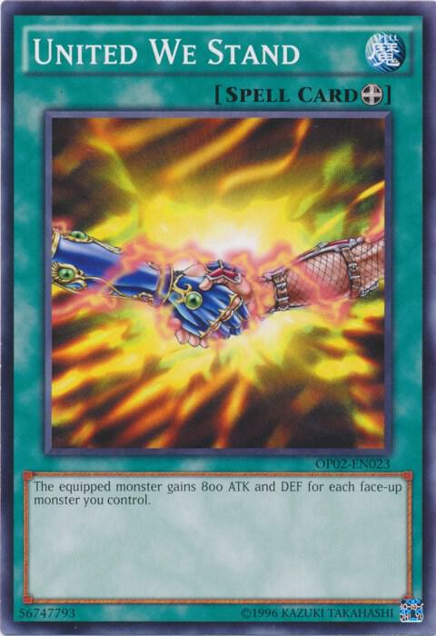United We Stand OP02-EN023 card from OTS Tournament Pack 2