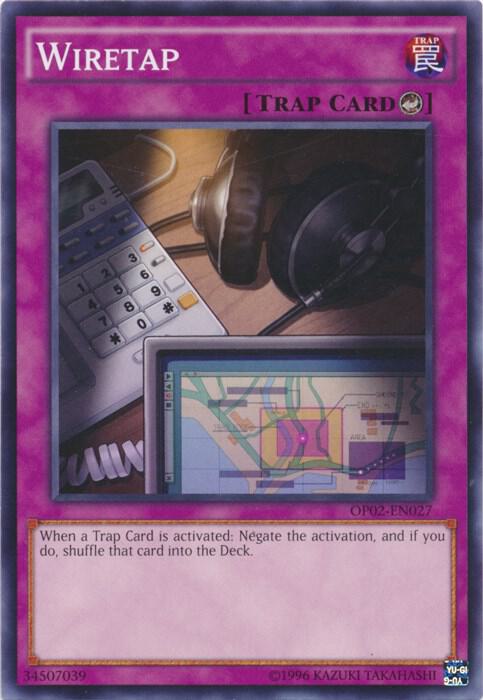 Wiretap OP02-EN027 card from OTS Tournament Pack 2