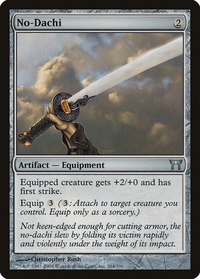 No-Dachi 264 card from Champions of Kamigawa