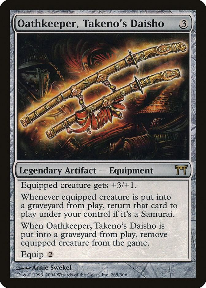 Oathkeeper, Takeno's Daisho 265 card from Champions of Kamigawa