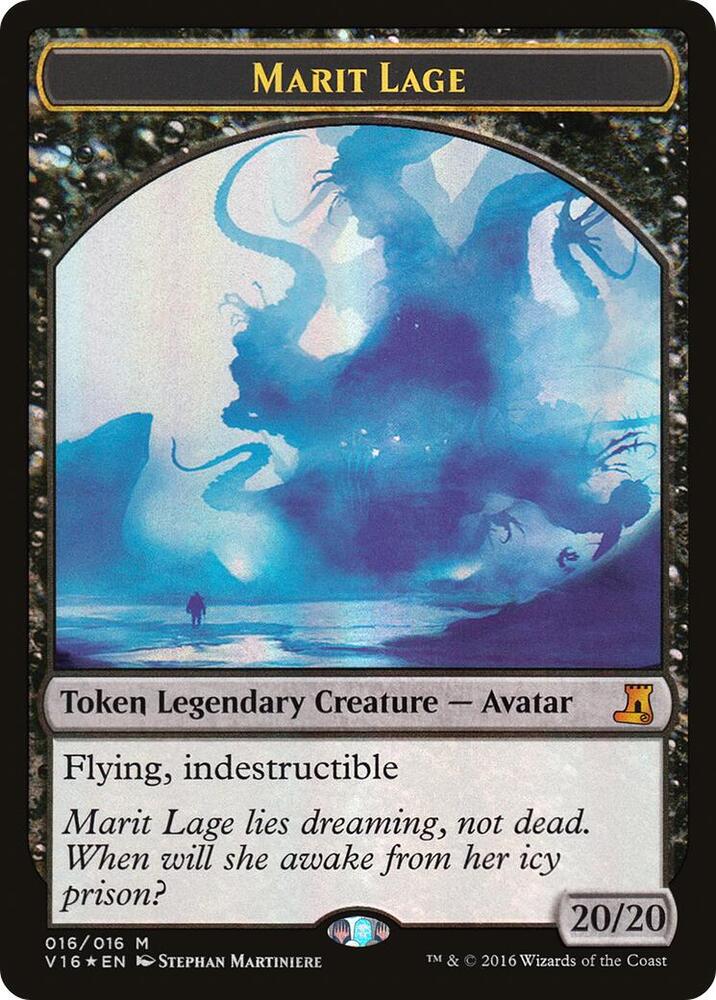 Marit Lage Token 16 card from From the Vault: Lore