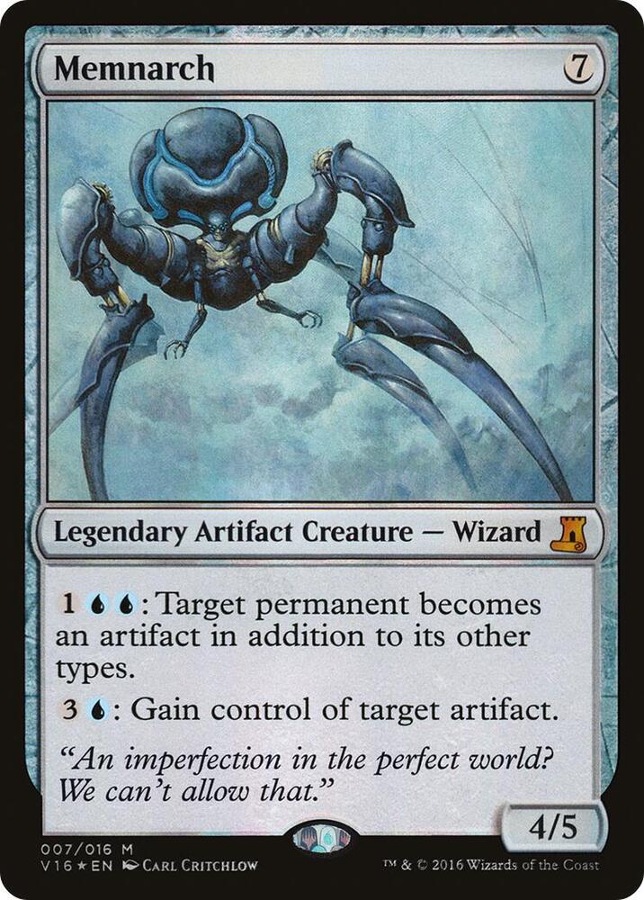 Memnarch 7 card from From the Vault: Lore