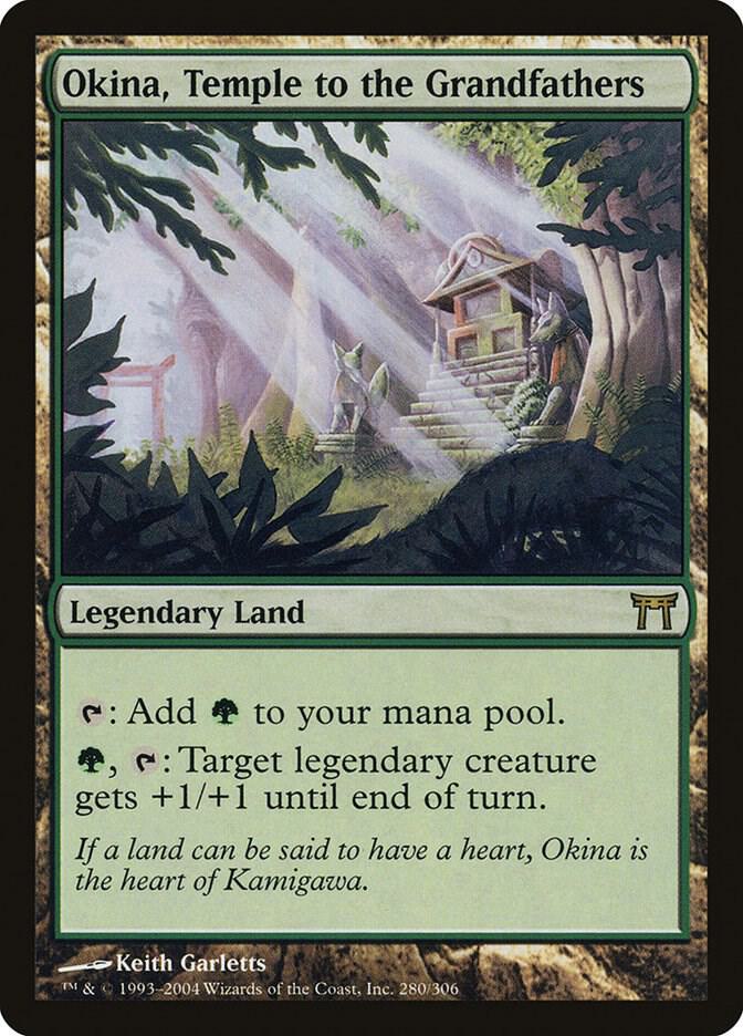 Okina, Temple to the Grandfathers 280 card from Champions of Kamigawa