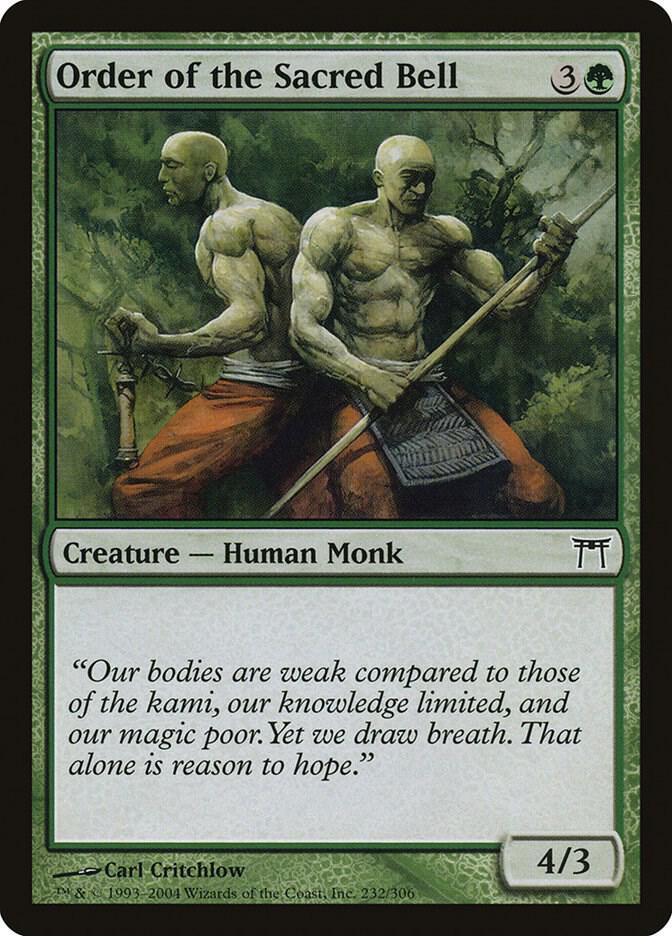 Order of the Sacred Bell 232 card from Champions of Kamigawa