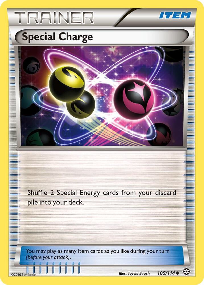 Special Charge 105/114 card from XY - Steam Siege