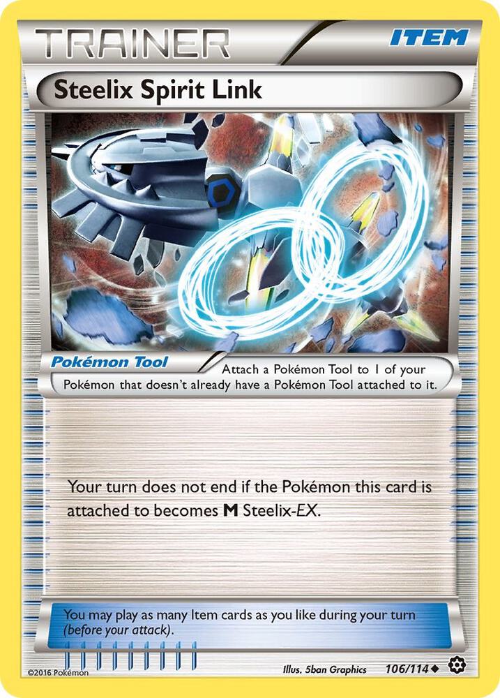 Steelix Spirit Link 106/114 card from XY - Steam Siege