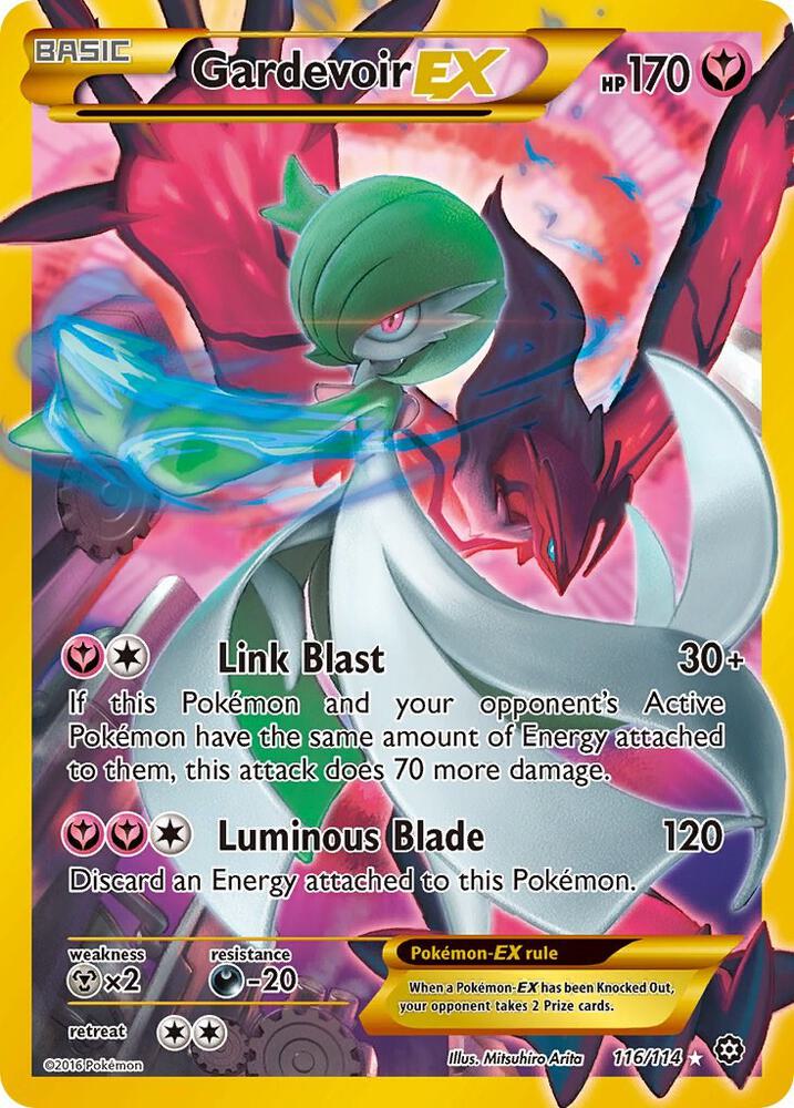 Gardevoir EX (Secret) 116/114 card from XY - Steam Siege