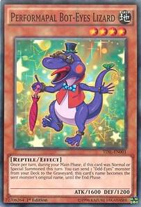 Performapal Bot-Eyes Lizard TDIL-EN001 card from The Dark Illusion