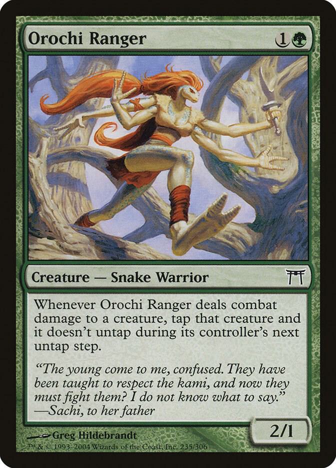 Orochi Ranger 235 card from Champions of Kamigawa
