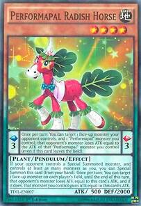 Performapal Radish Horse TDIL-EN007 card from The Dark Illusion