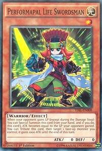 Performapal Life Swordsman TDIL-EN008 card from The Dark Illusion