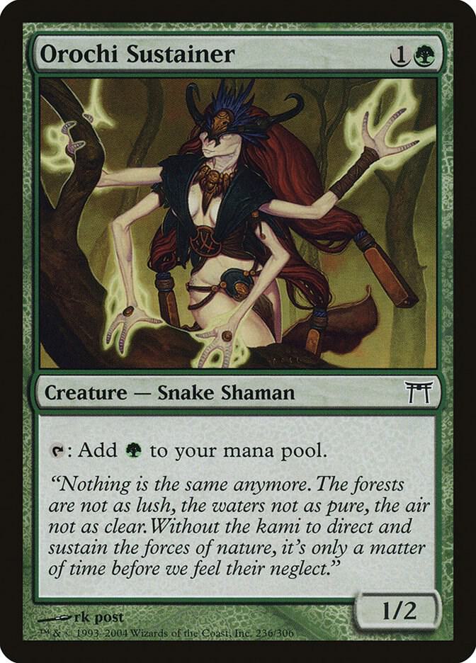 Orochi Sustainer 236 card from Champions of Kamigawa