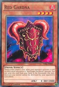 Red Gardna TDIL-EN015 card from The Dark Illusion