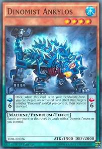 Dinomist Ankylos TDIL-EN026 card from The Dark Illusion