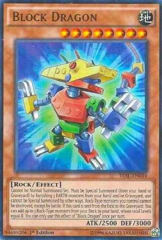 Block Dragon TDIL-EN034 card from The Dark Illusion