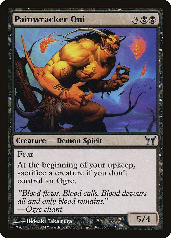 Painwracker Oni 136 card from Champions of Kamigawa