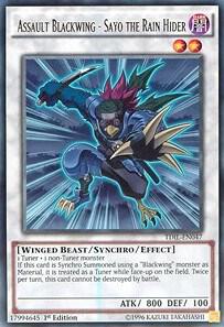Assault Blackwing - Sayo the Rain Hider TDIL-EN047 card from The Dark Illusion