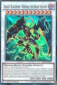 Assault Blackwing - Onimaru the Divine Thunder TDIL-EN049 card from The Dark Illusion