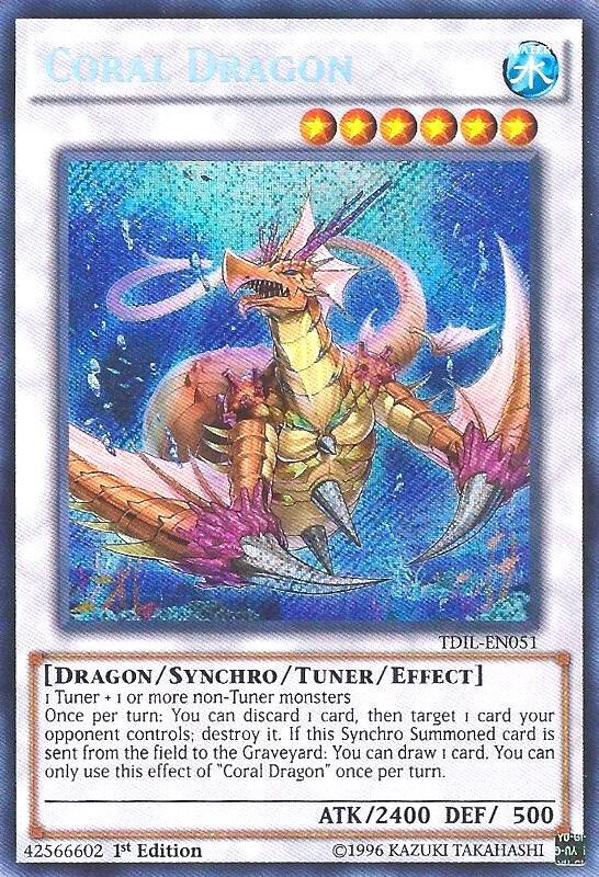 Coral Dragon TDIL-EN051 card from The Dark Illusion