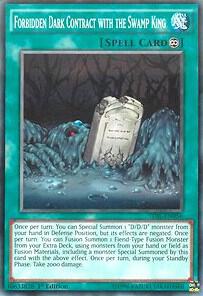 Forbidden Dark Contract with the Swamp King TDIL-EN056 card from The Dark Illusion