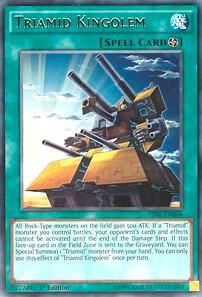 Triamid Kingolem TDIL-EN064 card from The Dark Illusion