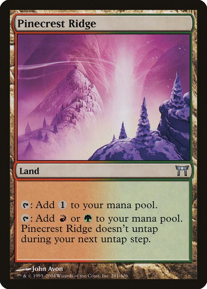 Pinecrest Ridge 281 card from Champions of Kamigawa