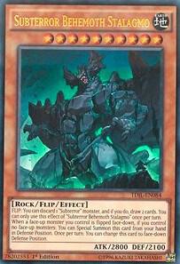 Subterror Behemoth Stalagmo TDIL-EN084 card from The Dark Illusion