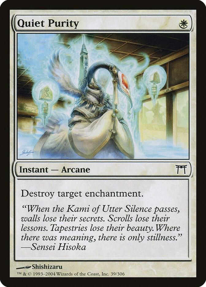 Quiet Purity 39 card from Champions of Kamigawa
