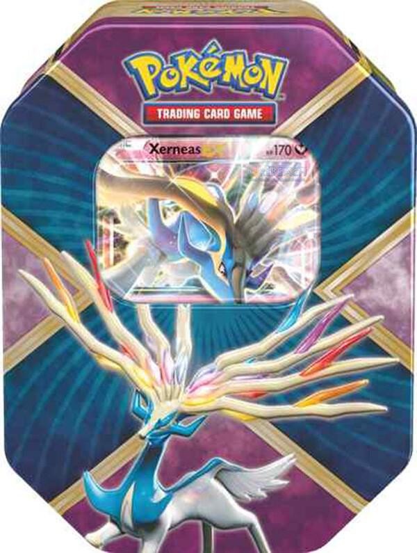 Shiny Kalos Tin [Xerneas EX] card from XY - Fates Collide
