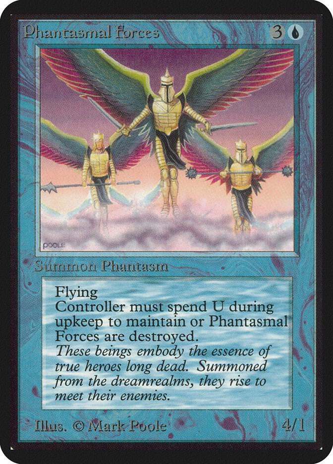 Phantasmal Forces card from Alpha Edition