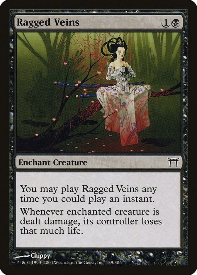 Ragged Veins 139 card from Champions of Kamigawa